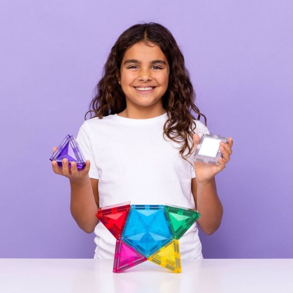 CONNETIX Magnetic Tiles Light Star Pack 28pc - Picture 2 of 7